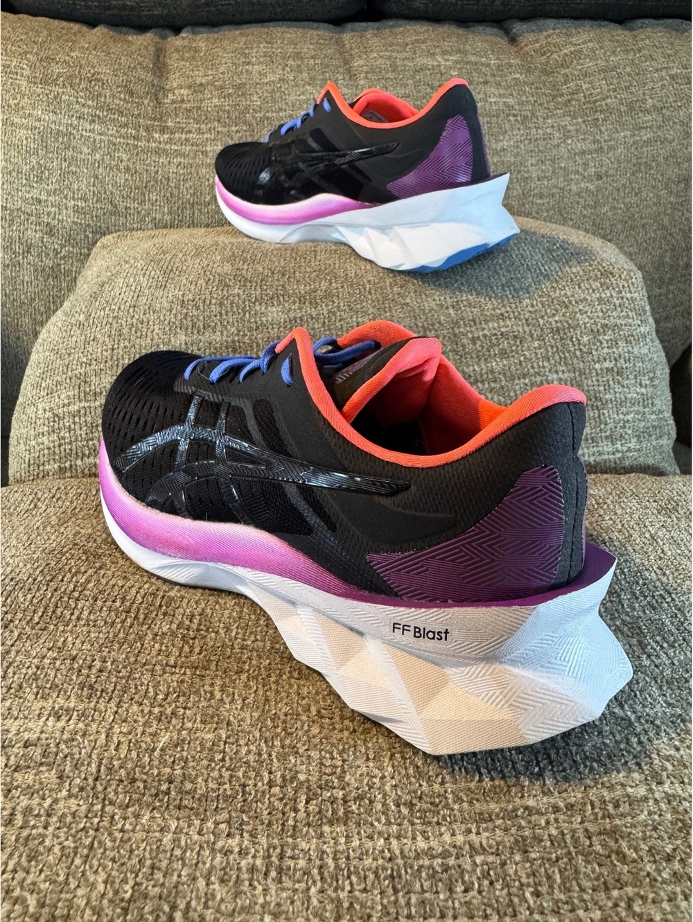 ASICS Novablast 1 Running Shoes Black Purple Orange Women's 7.5 - Picture 12 of 12